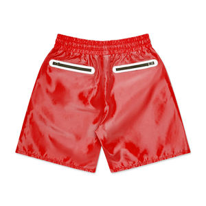 Pantalones cortos de nailon de fabricación paquistaní, pantalones cortos de nailon elásticos de dos bolsillos delanteros de secado rápido con diseño y tamaño personalizados - Product Image 4