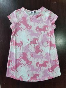 เสื้อยืดเด็กผู้หญิง แขนสั้น ผ้าฝ้าย 100% ระบายอากาศได้ดี สวมใส่สบาย อายุ 8 ปี มีสินค้าในบังกลาเทศ เสื้อผ้าสำเร็จรูป - Product Image 4