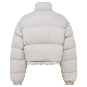 Veste courte matelassée d'hiver pour femme avec logo personnalisé, veste à bulles décontractée, chaude, isolée, épaisse, pour femmes - Product Image 6