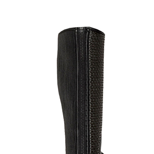 Demi-chaps de cheval en cuir personnalisé de haute qualité nouveauté motif à carreaux imperméable vêtements d'équitation de protection toutes les couleurs tailles OEM - Product Image 4