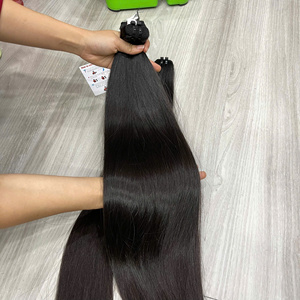 Extensiones de Cabello Humano Liso Súper Sedoso, Sin Enredos, de un Solo Donante, con Trama a Máquina, Cabello Virgen de Calidad Vietnamita 2026 - Product Image 3