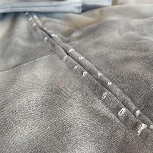 Heavyweight oversized ripped streetwear men custom hoodies sun faded distressed manufacturer <b>vintage</b> acid wash zip up hoodie - Product Image 4