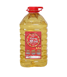Huile de tournesol en bouteille raffinée de qualité supérieure de 4L avec emballage en conserve de Turquie, parfaite pour cuisiner avec une saveur délicieuse - Product Image 1