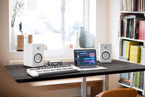 NOUVEAU Moniteurs de studio professionnels originaux HS8 amplifiés X2 (paire) Blancs Prise en charge OEM/ODM Industriel/DIY Inclus - Product Image 4