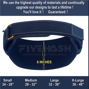 เข็มขัดนีโอพรีนยกน้ำหนักสำหรับเพาะกาย ขายส่ง เข็มขัดฝึกซ้อมนีโอพรีนพร้อมโลโก้สั่งทำ - Product Image 3