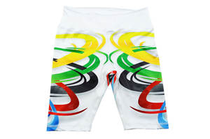 Shorts de sport personnalisés en tissu Spandex BD à séchage rapide, vente en gros, logo personnalisé, shorts de sport pour la salle de sport, respirants - Product Image 3