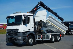 MEILLEURE EXPÉDITION UTILISÉE 2018 MERCE DES BE NZ ACROCS 2636 E6 6X2 Camion à ordures 3 essieux Euro 6 Camion à benne hydraulique - Product Image 6