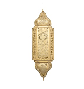 Vente chaude Or Applique Murale Marocaine Luxueux À La Main Éclairage Marocain Cuivre Laiton Applique Art Décor - Product Image 3