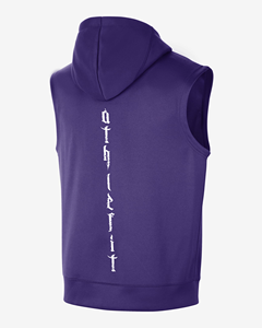 <b>Men's</b> <b>Sleeveless</b> Gym <b>Hoodies</b> Hot Selling Workout Tank Top Embroidered Cut Muscle Design for Sports Training Fitness Factory - Product Image 3