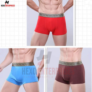 Pakistan Manufacturing Men's Underwear <b>Customized</b> Logo Cotton Briefs <b>Boxer</b> Shorts Different Colors Low-Rise Printed Breathable - Product Image 5