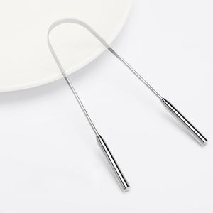 High Quality Health and Yoga Surgical Grade Stainless Steel <b>Tongue</b> <b>Cleaner</b> Scraper Wholesale and Customized - Product Image 3
