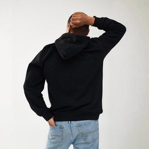 Sweat-shirt à capuche pour homme, fermeture éclair intégrale, coupe ample, 100% coton, doublure polaire, épaules tombantes, streetwear personnalisé, chaud pour l'hiver, séchage rapide - Product Image 3