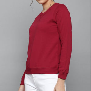 Women's Custom Printed Eco-Friendly Breathable Sweatshirts New Design Long Length Winter Streetwear Casual Style Sweatshirts - Product Image 4