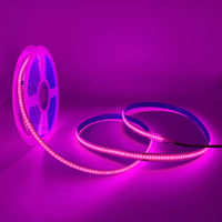 Morado Luz ambiental regulable 4MM DC12V/24V Púrpura COB Tira de luces LED para paisaje con IP65/IP68 y para