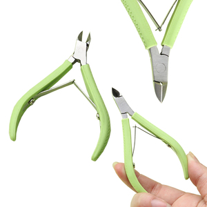 Cortauñas de acero inoxidable japonés con logotipo personalizado OEM, herramienta de manicura para cortar cutículas y piel muerta. - Product Image 1