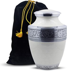 Solid Brass Modern Handmade Cremation <b>Urn</b> for Human Ashes <b>Large</b> Adult Burials Funeral Supplies Wholesale - Product Image 3