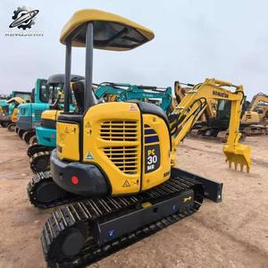 รถขุดขนาดเล็ก Komatsu30 มือสอง 3 ตัน บุ้งกี๋ 0.1 ลบ.ม. ของแท้จากญี่ปุ่น รถขุดก่อสร้างขนาดเล็ก ชั่วโมงการใช้งานต่ำ ได้รับการรับรองมาตรฐาน CE - Product Image 2