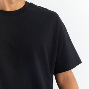 Camiseta de manga corta de gran tamaño para hombre de algodón 100% Premium con impresión de logotipo personalizado, tallas de colores personalizados, transpirable de secado rápido - Product Image 6