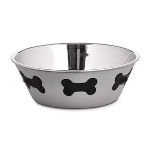Cuenco de Metal de diseño moderno para perros con marco de hierro único y cuenco de acero inoxidable Gurdon, accesorios decorativos para Alimentación de Mascotas - Product Image 3