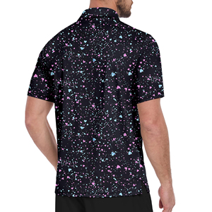 เสื้อโปโลแขนสั้นพิมพ์ลายโลโก้ตามสั่ง ระบายเหงื่อ แห้งเร็ว ผ้าโพลีเอสเตอร์ ยืดหยุ่น - Product Image 2