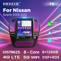 MEKEDE TS-Sistema de audio con radio para coche Android, reproductor con WiFi, 4G, soporte DVR, DSP, TMPS, para Nissan Sylphy 2005-2012