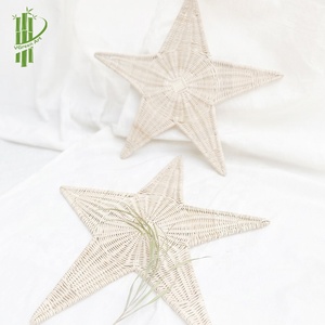 <b>INTERIOR</b> <b>ACCESSORIES</b> Star Shape coaster Rattan Natural 100% Boho Placemats Woven Wholesale Vietnam Decor Unique Products to Sell - Product Image 5