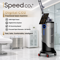 Mesin Laser CO2 Fraksional Perfectlaser 40W Daya Tinggi 1200W Sistem Penggerak Digital Kecepatan Pemindaian 3X HD 0.1 9.9ms