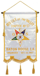 Maçonnique Regalia Lodge Fait À La Main Bullion Broderie Bannières - Product Image 5