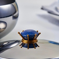 Nouveau Bol à Dattes Khajoor en Acier Inoxydable Style Arabe Durable Léger Non Toxique Personnalisable Plat de Service pour Fêtes et Mariages