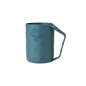 Bán buôn Mugs bpa-miễn phí thân thiện với môi Tumbler ánh sáng sang trọng kết cấu nước nhựa Cup cho uống cà phê và bàn chải đánh răng sử dụng