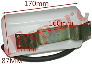 หม้อน้ำสำหรับ Suzuki SAMURAI SJ410 413ขวดน้ำยาหล่อเย็นหม้อน้ำล้นถังอ่างเก็บน้ำ - Product Image 3