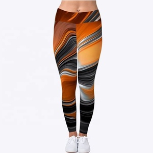 Leggings de yoga pour femmes taille haute imprimés pour la gymnastique, la course et le fitness. - Product Image 6