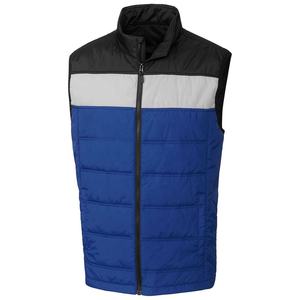 Gilet matelassé sans manches pour homme, coupe ajustée, col à capuche, personnalisé, imperméable, coupe-vent, respirant, écologique, hiver 2025 - Product Image 2