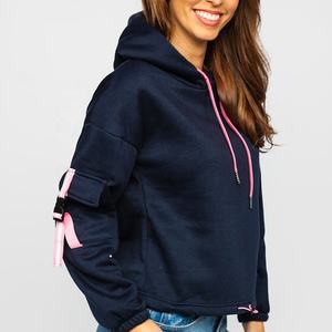 Sweat à capuche vierge Offre Spéciale surdimensionné de bonne qualité sweat-shirt à manches longues en polaire épaisse pour femmes de grande taille pour l'automne et l'hiver - Product Image 1