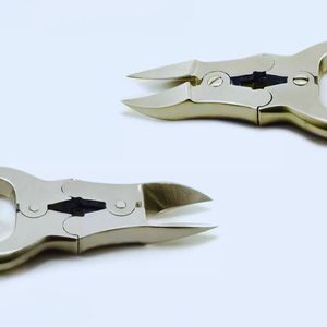 CE Certified Heavy-Duty <b>Thick</b> <b>Nail</b> <b>Cutter</b> Cantiliver Gold Manicure Pedicure Podiatry Tools Stainless Steel Beauty Procedure - Product Image 2