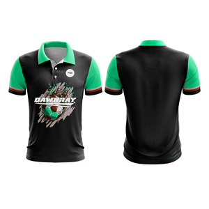Polo de sport personnalisé avec logo, sublimé, vêtements d'équipe performants, hommes, femmes, jeunes, séchage rapide, polo actif - Product Image 6