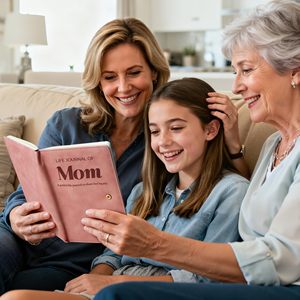 Diario de Cuero Life Story - Diario Guiado para Compartir Su Vida, el Mejor Regalo para el Día de San Valentín, Cumpleaños o Día del Padre para la Familia - Product Image 2