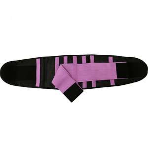 Pakistan fabricant corps Fitness néoprène ceinture d'haltérophilie noir rayé rose néoprène ceinture correcteur dos ceinture de soutien - Product Image 4