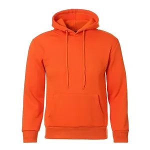 Nuevo algodón personalizado de alta calidad ropa de calle polar de algodón negro Sudadera con capucha logotipo personalizado Sudadera con capucha hombres de talla grande Sudadera con capucha - Product Image 4