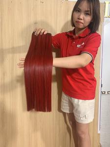 Paquetes de cabello liso de hueso rojo caliente de moda cabello humano vietnamita recto de doble estirado de alta calidad precio razonable cabello crudo - Product Image 5