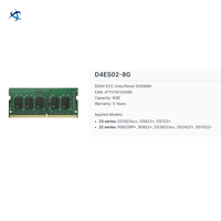 Nouveau module de mémoire SODIMM DDR4 ECC non tamponné D4ES02-8G 8 Go pour serveur de stockage NAS d'entreprise 3200 MHz 260 broches – Amélioration de la RAM