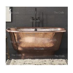 Baignoire en cuivre de qualité exclusive de taille et de forme personnalisées Baignoire en cuivre pour l'hôtel et la maison - Product Image 3