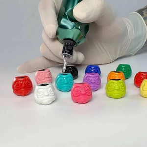 Damo <span class=keywords><strong>Lnk</strong></span> Cap - Tazze Monouso Professionali Colorate per Inchiostro da Tatuaggio - Accessori per Tatuaggi Adatti per Contenere Inchiostro da Tatuaggio - Product Image 2