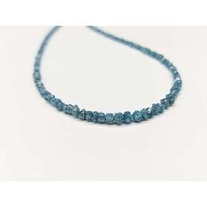 Perlas de Diamante Natural Azul en Bruto de 3 mm, Corte Excelente y Bueno, Claridad VVS1, para la Elaboración de Joyas - Product Image 2