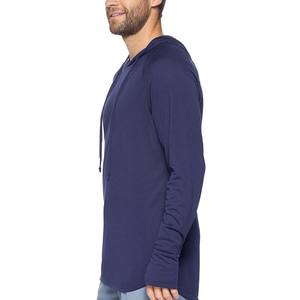 <b>Mens</b> Pullover Hoodie <b>Men's</b> Solid Color Pullover <b>Long</b> <b>Sleeve</b> Casual Sweatshirt With Pocket Drawstring <b>Tops</b> Hoodie - Product Image 6