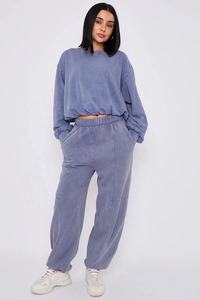 EVERGLOW <b>Women's</b> New Style Winter <b>Velour</b> <b>Tracksuit</b> Washed Technics - Product Image 3
