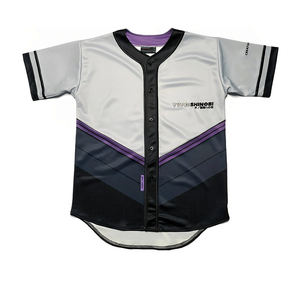 Fournisseur en gros de vêtements de sport, maillots de baseball personnalisés de haute qualité avec impression par sublimation, tailles plus grandes, ensembles respirants à séchage rapide - Product Image 1