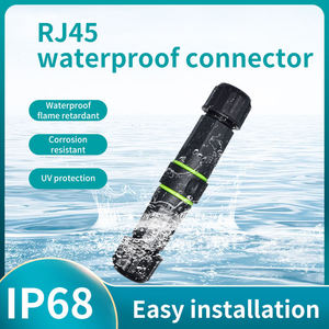 <span class=keywords><strong>Coupleur</strong></span> <span class=keywords><strong>Ethernet</strong></span> extérieur blindé femelle-femelle M16 IP68 <span class=keywords><strong>RJ45</strong></span> CAT6 STP pour l'automatisation industrielle et l'utilisation marine - Product Image 3