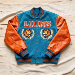 Customized Casual Wear <b>Men's</b> Varsity <b>Jackets</b> with Stand Collar Premium Quality <b>Men</b> <b>Baseball</b> <b>Jacket</b> Available in Different Colors - Product Image 2