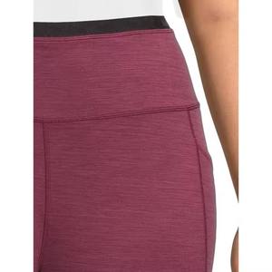 Vente en gros, leggings de yoga en satin taille haute pour femmes, dernier modèle, collants d'extérieur décontractés, vêtements de fitness respirants pour la salle de sport, personnalisés - Product Image 4
